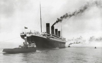 Titanic ready for her maiden voyage, 02 April 1912 by English Photographer